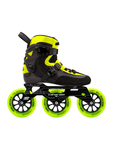 Patines Rocket Rex 9.8 Black Sonic Verde 3x110mm