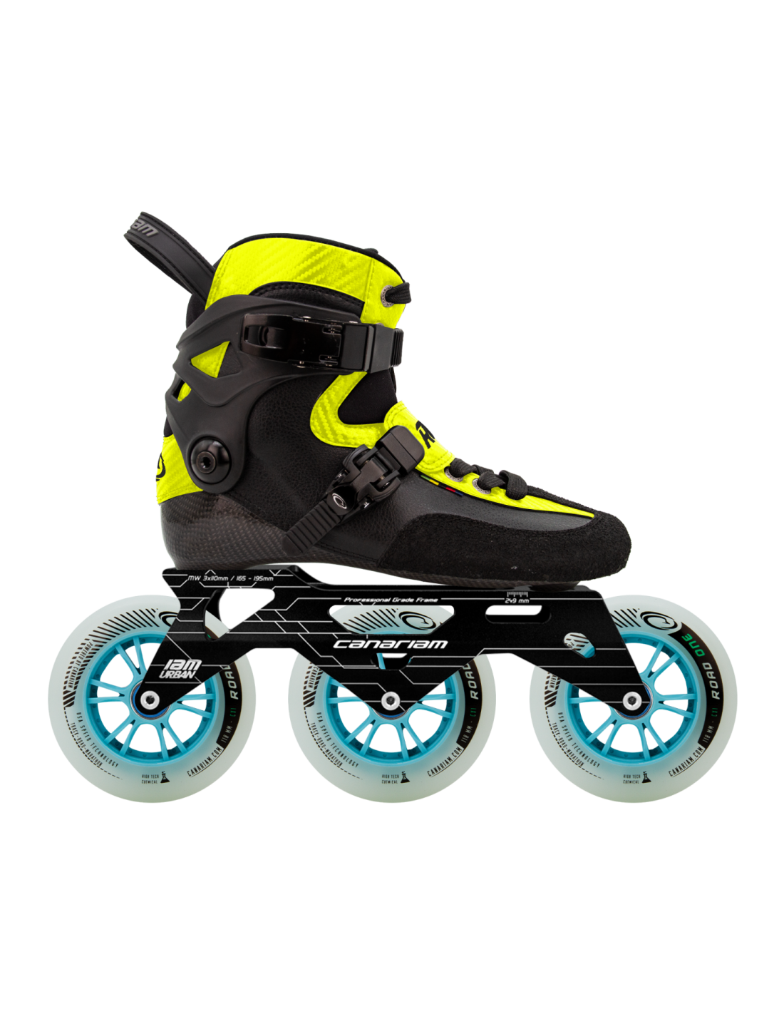 Patines Rocket Rex 9.8 Road One 3x110mm