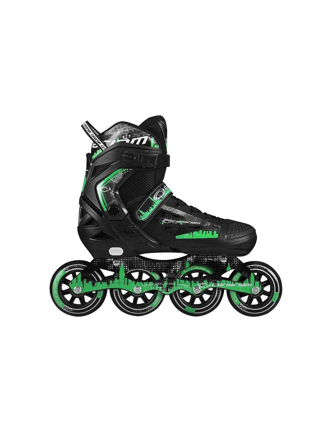 Patin Roller Team Verde x Negro